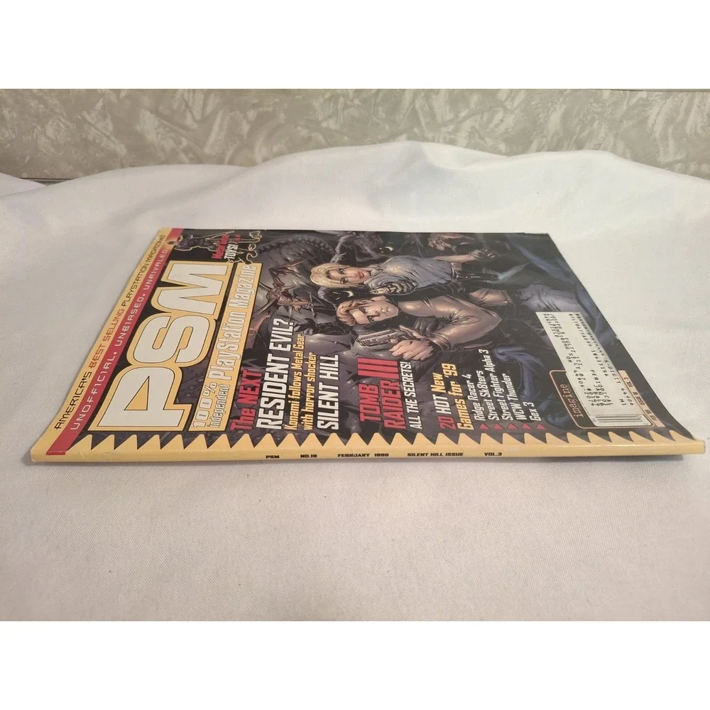 PSM Playstation Magazine 18 February 1999 Tomb Raider Silent Hill Preview RARE